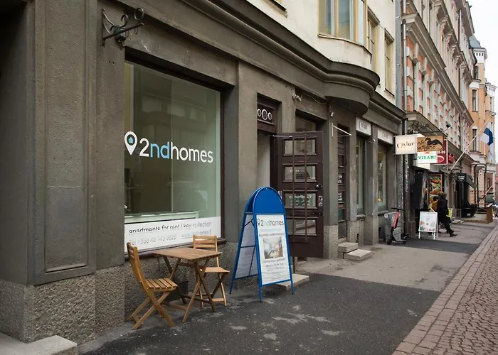 2ndhomes Luxury 1br Kamppi Center With Sauna And Big Terrace شقة